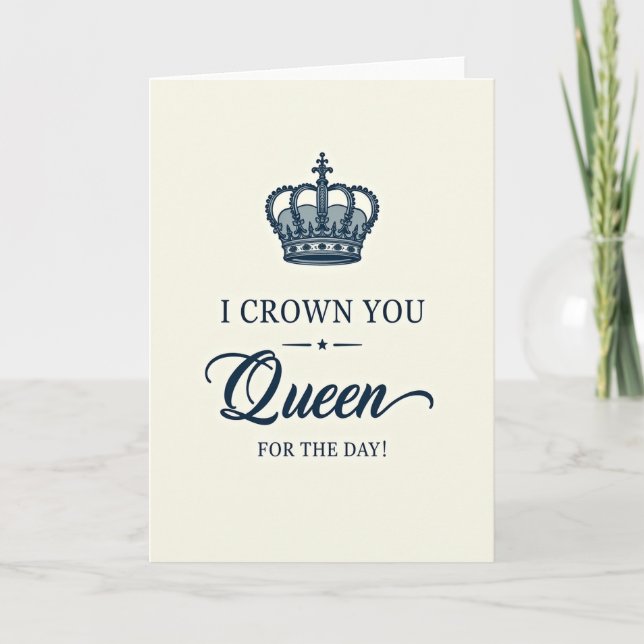 Regal Queen Birthday Card (Front)