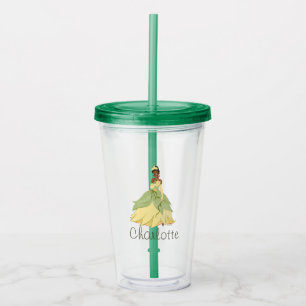 Regal Radiance Princess Tiana Acrylic Tumbler