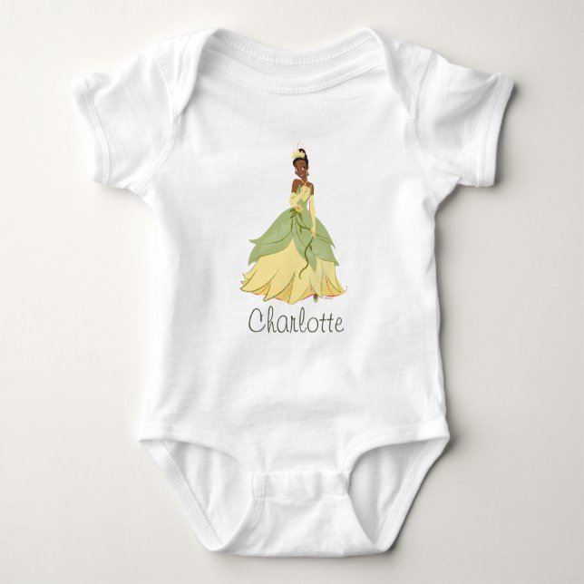 Regal Radiance Princess Tiana Baby Bodysuit (Front)