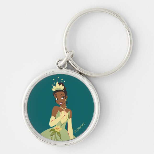 Regal Radiance Princess Tiana Keychain (Front)