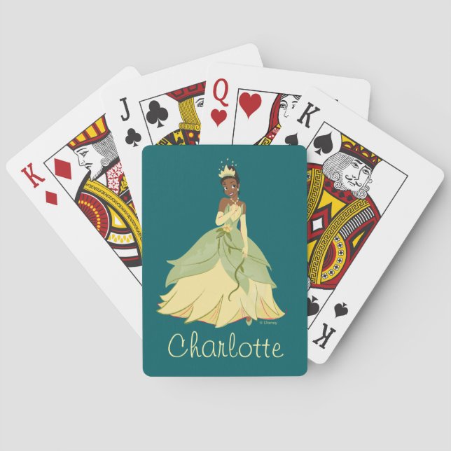 Regal Radiance Princess Tiana Poker Cards (Back)