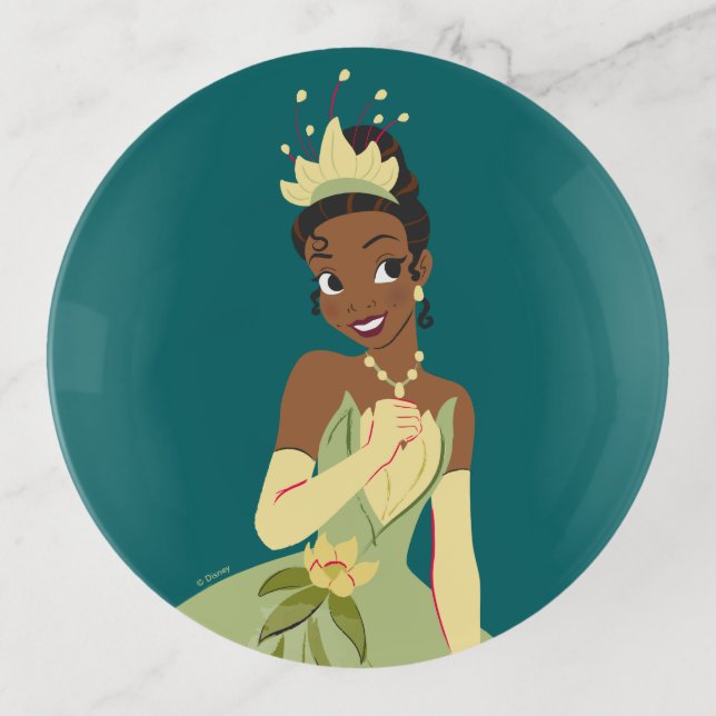 Regal Radiance Princess Tiana Trinket Tray (Front)
