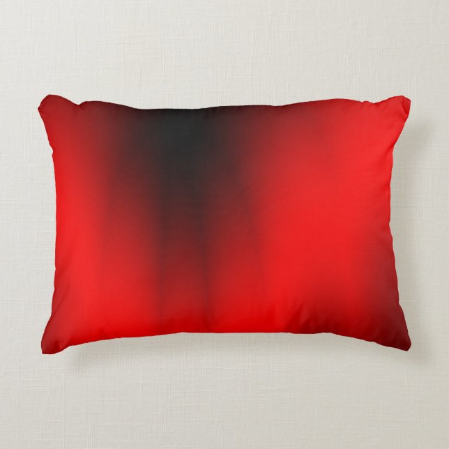 Regal Red Splash Accent Pillow (Front)