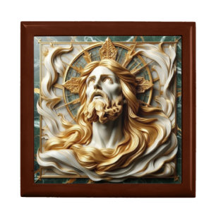 Regal Reverence Jesus In Gold Gift Box