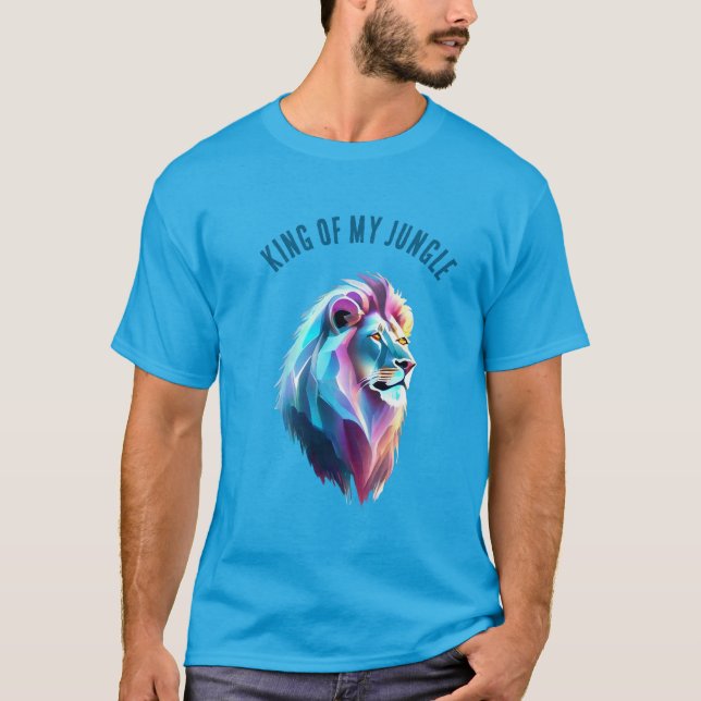 Regal Roar: Embrace Your Inner King  T-Shirt (Front)
