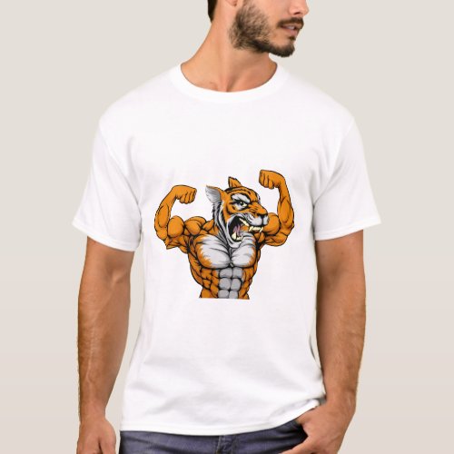 Regal Roar Majestic Tiger Symphony T_Shirt