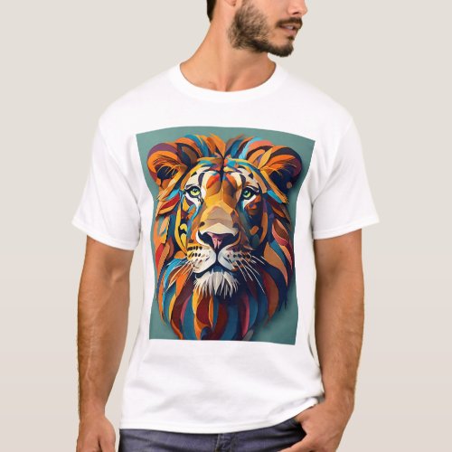 Regal Roar Unleash Timeless Elegance wit T_Shirt