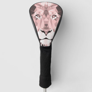 Regal Rose Geometric  Lion Head Golf Head Cover