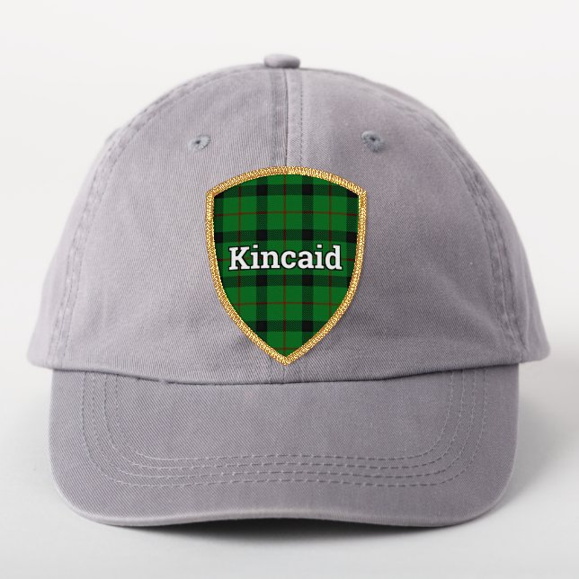 Regal Scottish Clan Kincaid Tartan Plaid Patch (On Headwear)