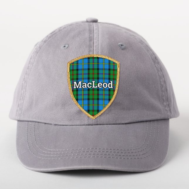 Regal Scottish Clan MacLeod of Harris Tartan Plaid Patch (On Headwear)