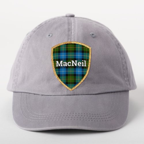Regal Scottish Clan MacNeil Tartan Plaid Patch
