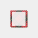 Regal Scottish Clan MacQueen Tartan Post-it Notes