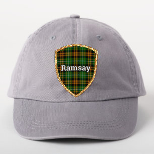 Regal Scottish Clan Ramsay Orange Hunting Tartan Patch