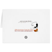 Regal Siberian Portrait Blank Card (Back Horizontal)
