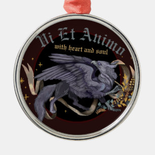 Regal Silver Gryphon Ornament