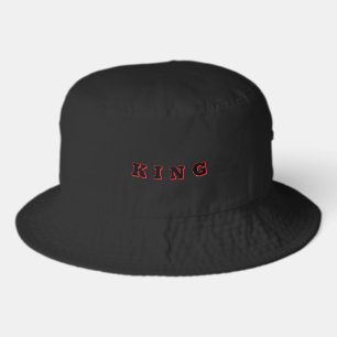 Regal Style Black Stylish King Inspired Men Wear Bucket Hat
