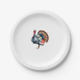 Regal Turkey Display Art Classic T-Shirt Paper Plates