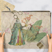 Regal Vintage Floral Decoupage Tissue Paper