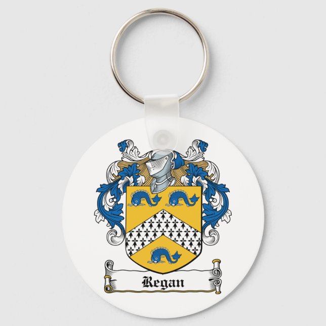 Regan Family Crest Keychain (Front)