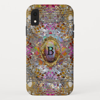 Regardez Cool kaléidoscope XR Protective Monogram iPhone XR Case