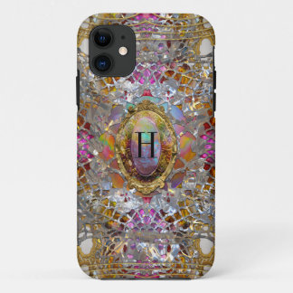 Regardez dans kaléidoscope Elegant Monogram iPhone 11 Case