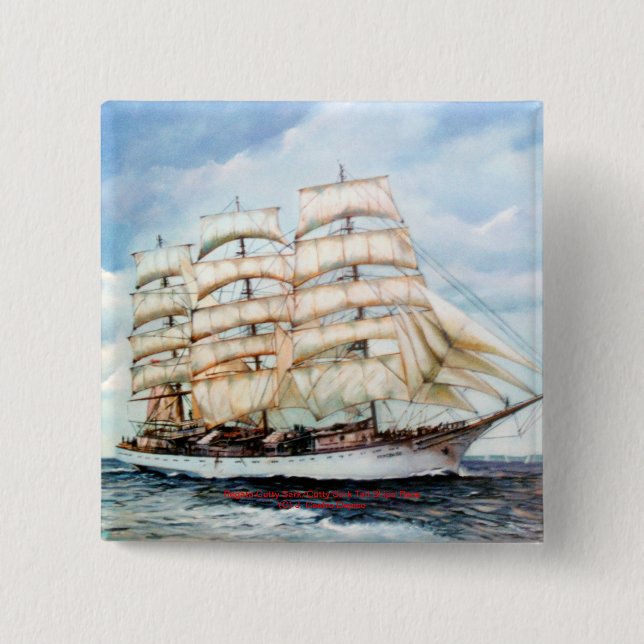Regata Cutty Sark/Cutty Sark Tall Ships' Race Button (Front)