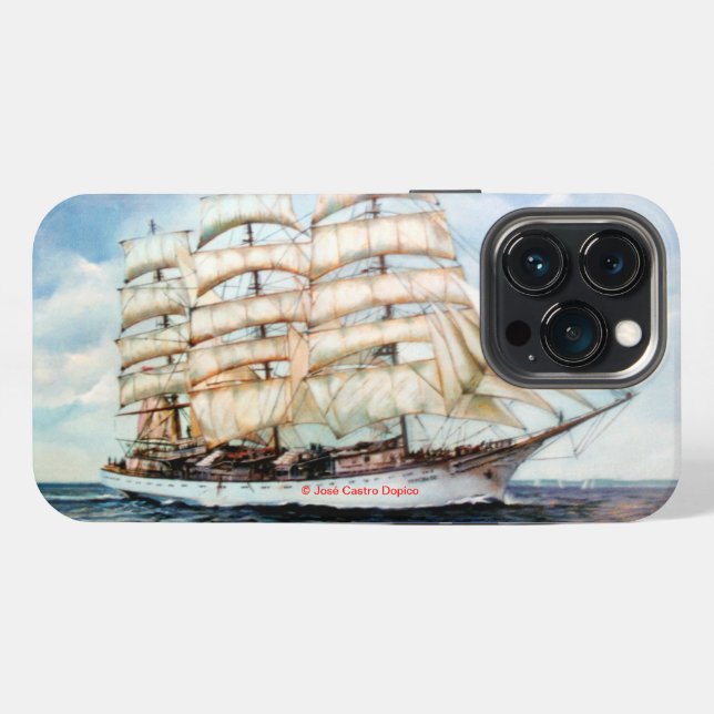 Regata Cutty Shark iPhone Case (Back Horizontal)