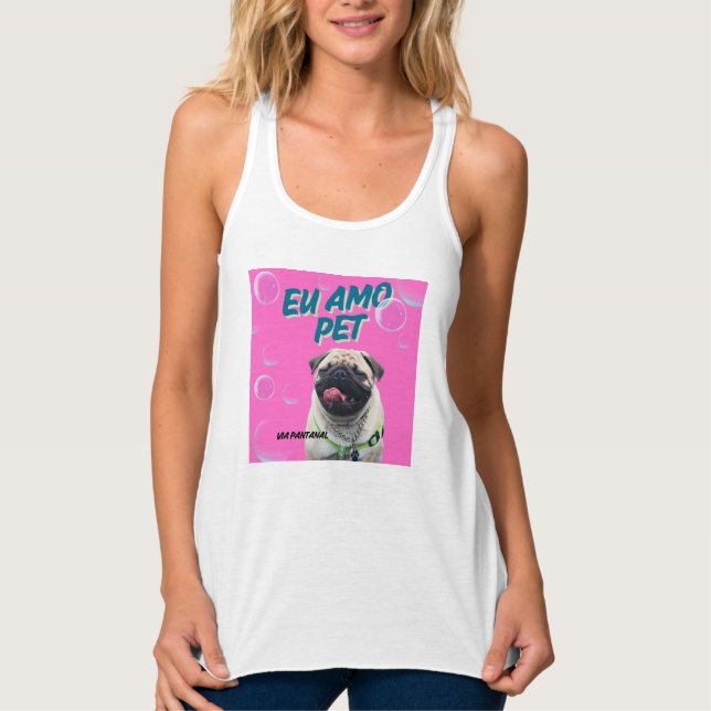 Regata Feminina Flowy, Costas Swimming Via Pantana Tank Top (Front)