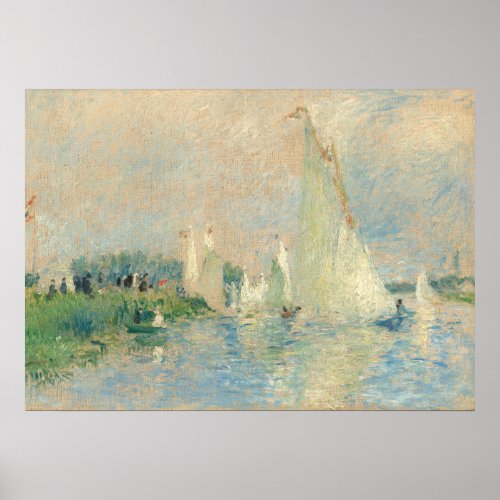 Regatta at Argenteuil _ Auguste Renoir Fine Art Poster