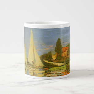 Regatta at Argenteuil by Claude Monet Giant Coffee Mug