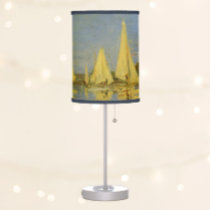 Regatta at Argenteuil by Claude Monet Table Lamp