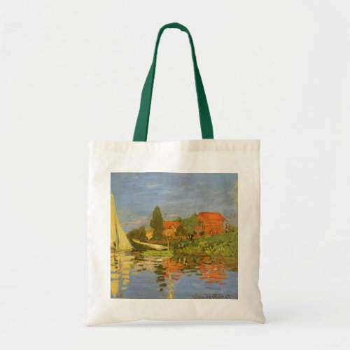 Regatta at Argenteuil by Claude Monet Tote Bag