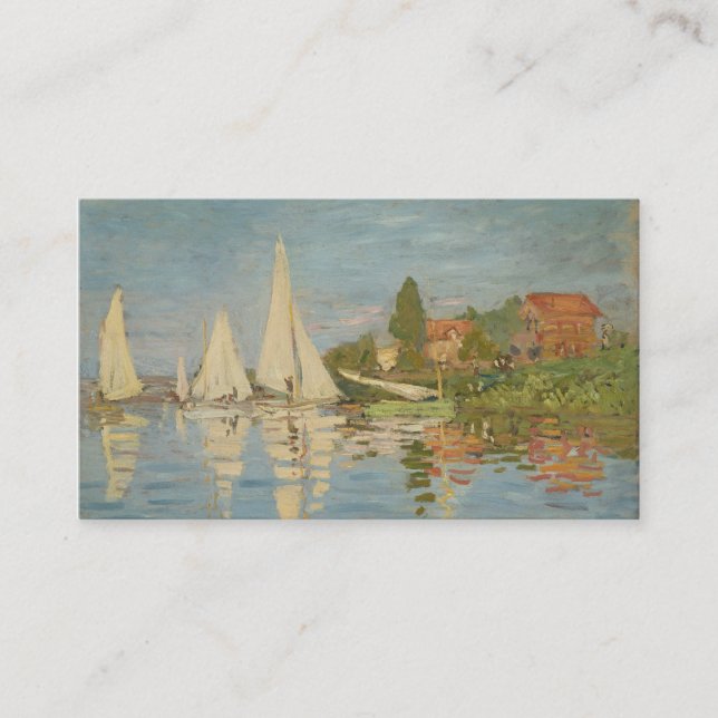 Regatta at Argenteuil - Claude Monet Business Card (Front)