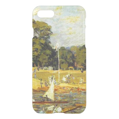 Regatta at Hampton Court Alfred Sisley Poster iPhone SE87 Case