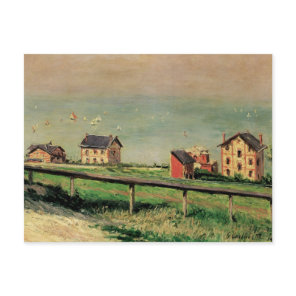 Regatta at Villerville by Gustave Caillebotte Postcard