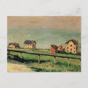 Regatta at Villerville by Gustave Caillebotte Postcard