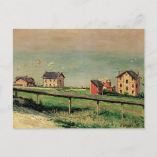 Regatta at Villerville by Gustave Caillebotte Postcard