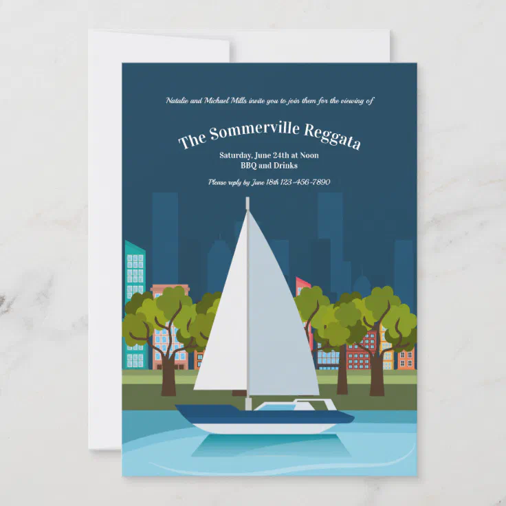 Regatta Party Invitation | Zazzle