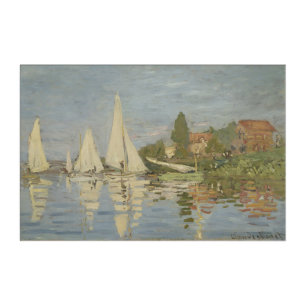 Regattas at Argenteuil, OIl Painting, Claude Monet Acrylic Print