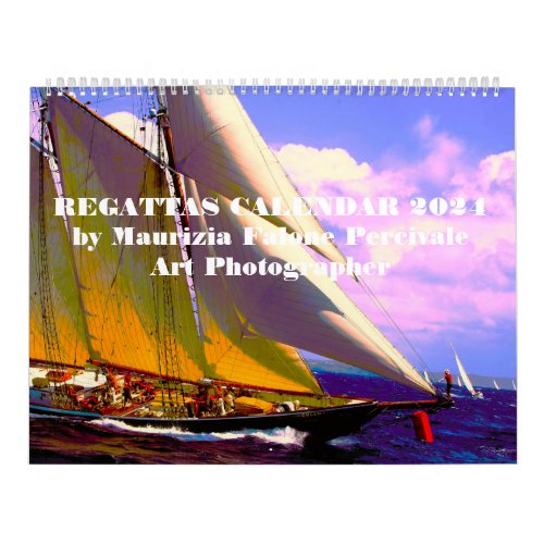 Regattas by Maurizia Falone Percivale Art Ph 2024 Calendar