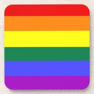 Regenbogen Flagge Beverage Coaster