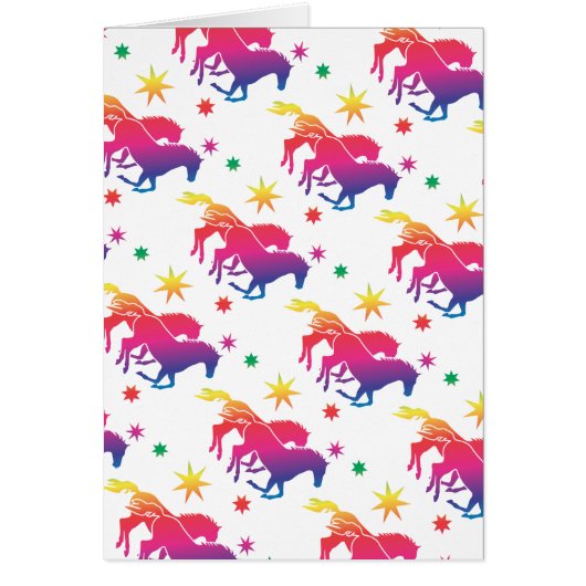 Regenbogen Pferde (Front)