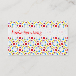 Regenbogen Visitenkarten Business Card