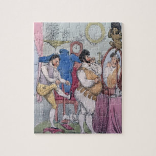 Regency a la Mode, 1812 (coloured etching) Jigsaw Puzzle