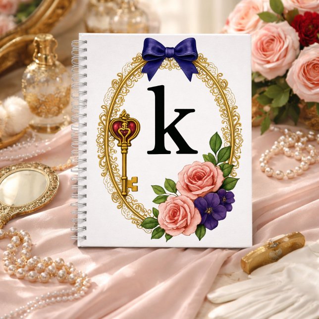 Regency Art Letter K Luxury Monogram Journal (Creator Uploaded)