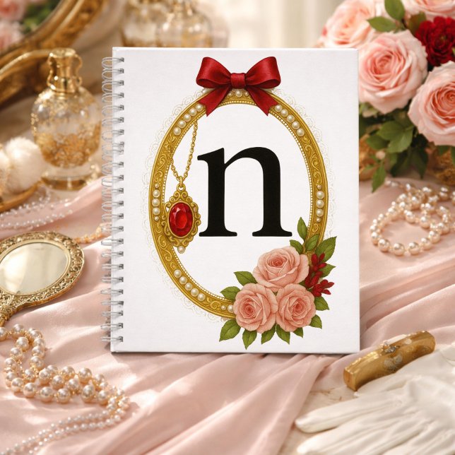 Regency Art Letter N Luxury Monogram Journal  (Creator Uploaded)