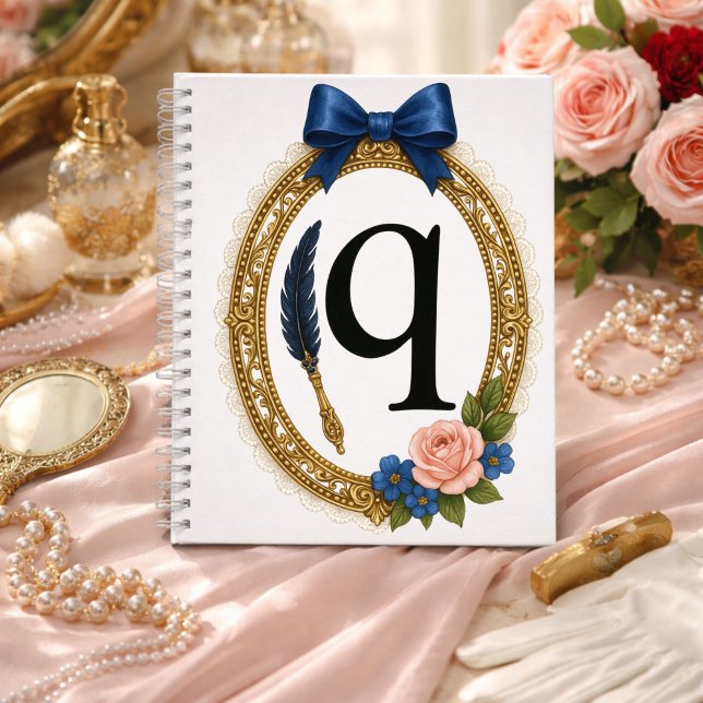 Regency Art Letter Q Luxury Monogram Journal (Creator Uploaded)