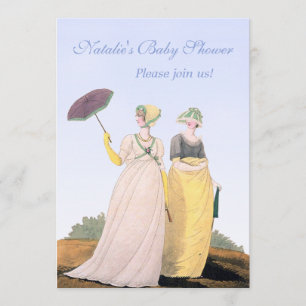 Regency Baby Shower Personalized Custom Invitation