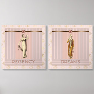 Regency Era Grace & Fashions - Taupe Photo Tiles