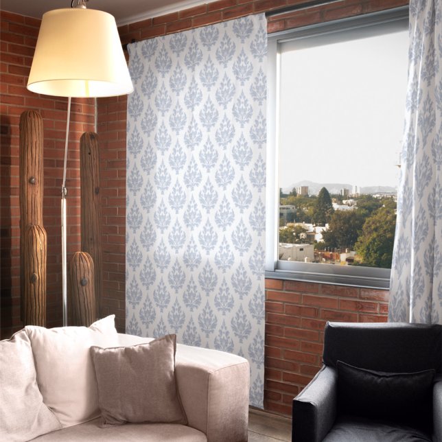 Regency Era Inspired Damask Scroll Leafy Blackout Curtains (Creator Uploaded)